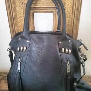 Large Diophy Black Handbag nwt